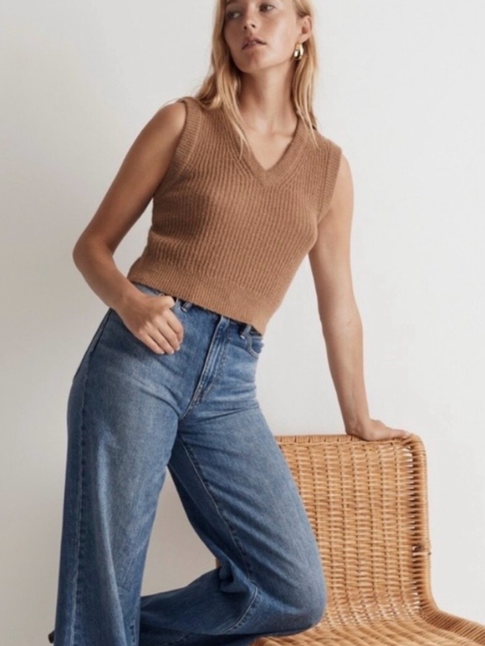 Madewell Sweater Vest - Size S